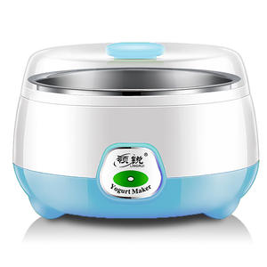 Yaourtière Lingrui 500-1000ml en acier inoxydable, électrique, facile à utiliser - Product Image 1