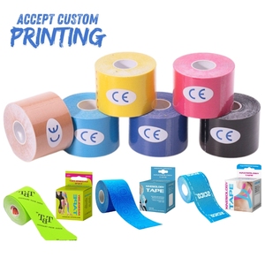 Cinta de Kinesiología Impresa Personalizada, Cinta Deportiva Elástica de Algodón Transpirable para Alivio del Dolor y Soporte Muscular - Product Image 1