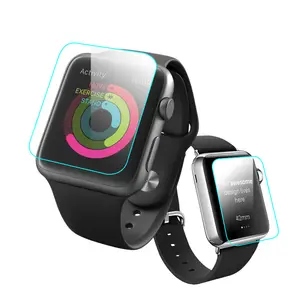 XOWO Protector de pantalla de película de vidrio templado para Apple Watch SE/Series 1/2/3/4/5/6 TPU resistente a los arañazos sin burbujas - Product Image 1
