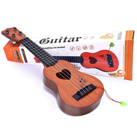 YS TOYS Mini Four-Strings Non-Electric Ukulele Guitar Toy with 5 Scales for Kids Unisex Plastic Musical Instrument