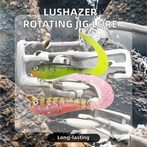 Leurre souple de pêche, jig en plomb, leurres en PVC, VIB, leurres artificiels rotatifs, leurres durs, cuillère en métal pour les poissons de la famille des ets - Product Image 4