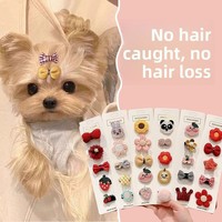 [Meilleure Vente] Accessoire Cheveux Hiver pour Chiot et Chat, Pince Antidérapante pour Yorkshire Terrier, Empêche la Chute des Poils, Mini Accessoire Capillaire pour Chien