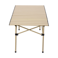 Table pliante robuste et portable pour l'extérieur, en aluminium léger, pliable, pour barbecue, pique-nique, camping