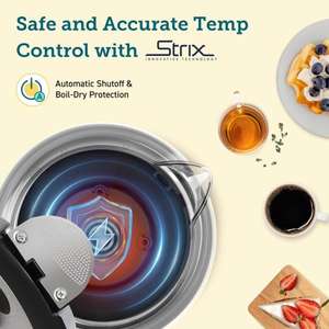 Hervidor Eléctrico Digital Nuevo de Venta Caliente al por Mayor de Fábrica con LED de Color, Hervidor de Acero Inoxidable de 1.7L - Product Image 4