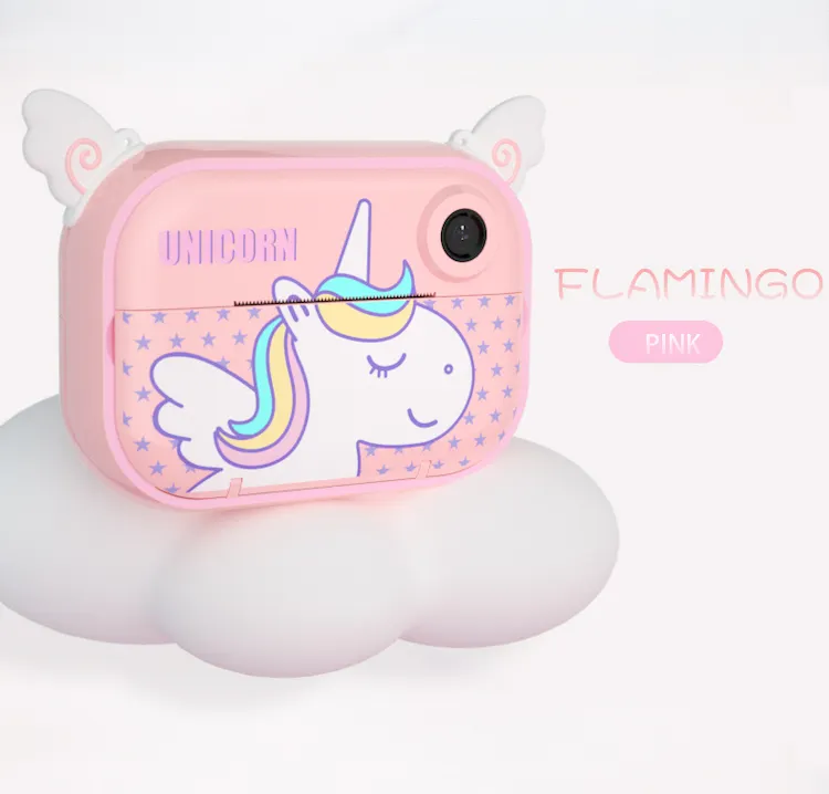 C4子供用カメラ漫画HDデジタルダブルショット子供用インスタント