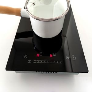 Placa de Cocina Eléctrica de 220v y 3200w, Placa de Vitrocerámica Integrada con Pantalla Táctil y Temporizador - Product Image 1