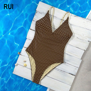 RUIQUWIN Plus Size One Piece Swimwear Women's <b>Tummy</b> <b>Control</b> Swimsuits Custom Logo Beachwear Manufacturer - Product Image 1