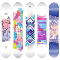 Planche à neige Yutian PRIME à fleurs gravées pour débutants, toutes régions, hommes et femmes, novices, en bois, pour le freestyle et le ski