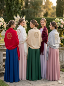 Sciarpe Classiche 2025, Pashmina per Matrimoni e Feste, Scialli e Coprispalle, Sciarpe Calde Effetto Cashmere per Autunno e Inverno - Product Image 5