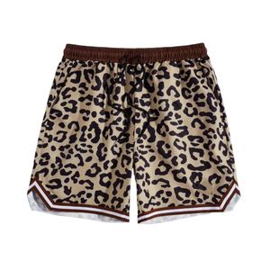 Shorts en maille sublimée personnalisables, grande taille, longueur genou, imprimé léopard, unisexe, décontracté, pour la course et le basketball - Product Image 2