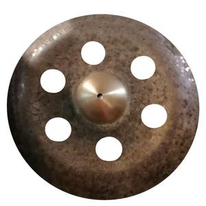 Platillo hecho a mano de 18 pulgadas, platillo chino con agujeros para rendimiento profesional, OEM - Product Image 5