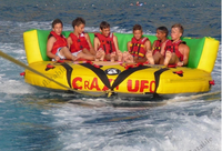 Tricon TR006 OEM Custom Sea Ski Jet PVC Inflatable Flying Towable Tube 3-Person Lounge Chair for Boating Speed Boat Water Sports