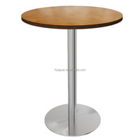 Table carrée moderne en contreplaqué pour restaurant, hôtel, école et salle à manger - Mobilier d'extérieur commercial écologique
