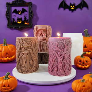 Molde <span class=keywords><strong>de</strong></span> Silicona <span class=keywords><strong>de</strong></span> Calavera <span class=keywords><strong>de</strong></span> Bruja <span class=keywords><strong>de</strong></span> Halloween, Grande, Personalizado, Reutilizable, <span class=keywords><strong>de</strong></span> Grado Alimenticio, para Pasteles, Empaquetado <span class=keywords><strong>en</strong></span> Bolsa - Product Image 4