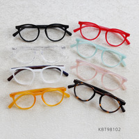 Gafas de bloqueo de luz azul de alta calidad 2025, gafas Retro clásicas, monturas de gafas ópticas de acetato con logotipo personalizado