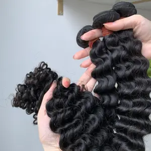 Extension de cheveux Remy, fournisseur vietnamien de cheveux vierges non traités, mèches de cheveux 100% humains