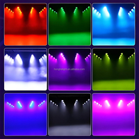Projecteur à tête mobile LED RGBW 19*15W avec zoom pour DJ, discothèque, fête, concert, scène, événements