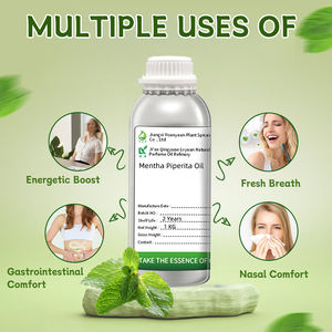 Aceite Esencial Aromático Natural de Mentha Piperita con Certificado Halal y Fábrica SC para Relajación y Uso Terapéutico - Product Image 3