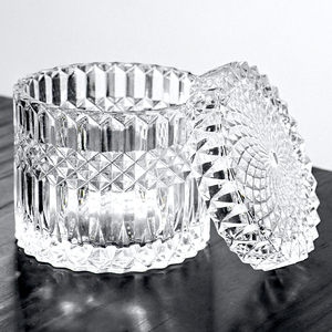 Latest Glass Candle Holder Jar with Lid Wholesale Heat Resistant <strong>Large</strong> Tealight Cup Wedding Decor Windproof Glass <strong>Candlestick</strong> - Product Image 4