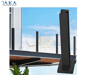 <span class=keywords><strong>Ringhiera</strong></span> in Vetro per Balcone, Montaggio Laterale su Tubo Scanalato, <span class=keywords><strong>Ringhiera</strong></span> Esterna in Acciaio Inox, Corrimano e <span class=keywords><strong>Balaustra</strong></span> in Vetro - Product Image 6