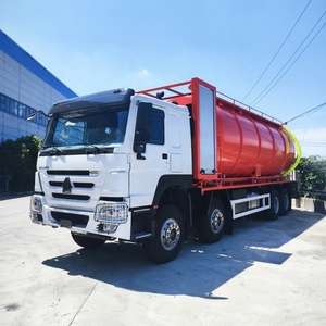 Camion à vide Sinotruk Howo 6x4 <span class=keywords><strong>pour</strong></span> eaux usées, camion d'aspiration des eaux usées de 30 mètres cubes, camion de nettoyage des égouts lourd - Product Image 2