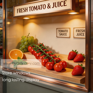 Tomates Cherry Realistas a Prueba de Agua en Rama, Ideales para Decoración de Eventos, Exhibiciones en Restaurantes e Instalaciones Artísticas - Product Image 2
