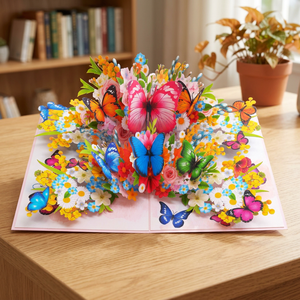 Tarjeta 3D Pop-up de Animales Hecha a Mano, Diseño Láser Personalizado, Artesanía en Papel, Decoración para el Hogar de Acción de Gracias, Viet-craft - Product Image 4