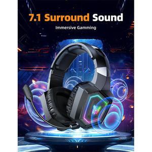 ONIKUMA GT806 <b>Wireless</b> Gaming Headset Over-the-Ear 2.4g <b>Wireless</b> Wired Three-Mode Lightweight Gaming Headset - Product Image 2