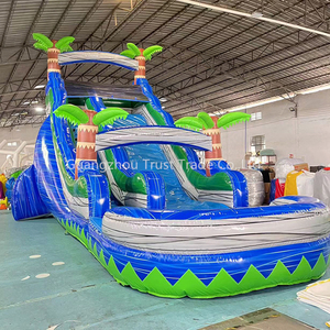 Khô trượt nhảy lâu đài 13ft 30ft trượt nước <span class=keywords><strong>Inflatable</strong></span> trò chơi bơm hơi cho trẻ em - Product Image 3