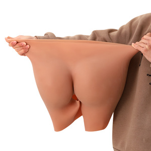 Vêtements de mise en forme en gros 5XL, taille plus, coussinets en silicone pour les fesses, culottes rembourrées, fesses épaisses, faux fessier pour femme sexy - Product Image 5