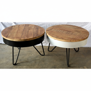 โต๊ะกาแฟทำจากไม้และเหล็กอเนกประสงค์เป็นมิตรกับสิ่งแวดล้อมดีไซน์ทันสมัยสำหรับโฮมออฟฟิศ - Product Image 1