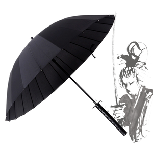 Nhà Máy Cổ Phiếu Tùy Chỉnh 8k16k24k Thẳng <span class=keywords><strong>Samurai</strong></span> Thanh Kiếm Thời Trang Mát Mẻ Windproof Ô Cho Logo Quà Tặng Doanh Nghiệp Mưa - Product Image 1