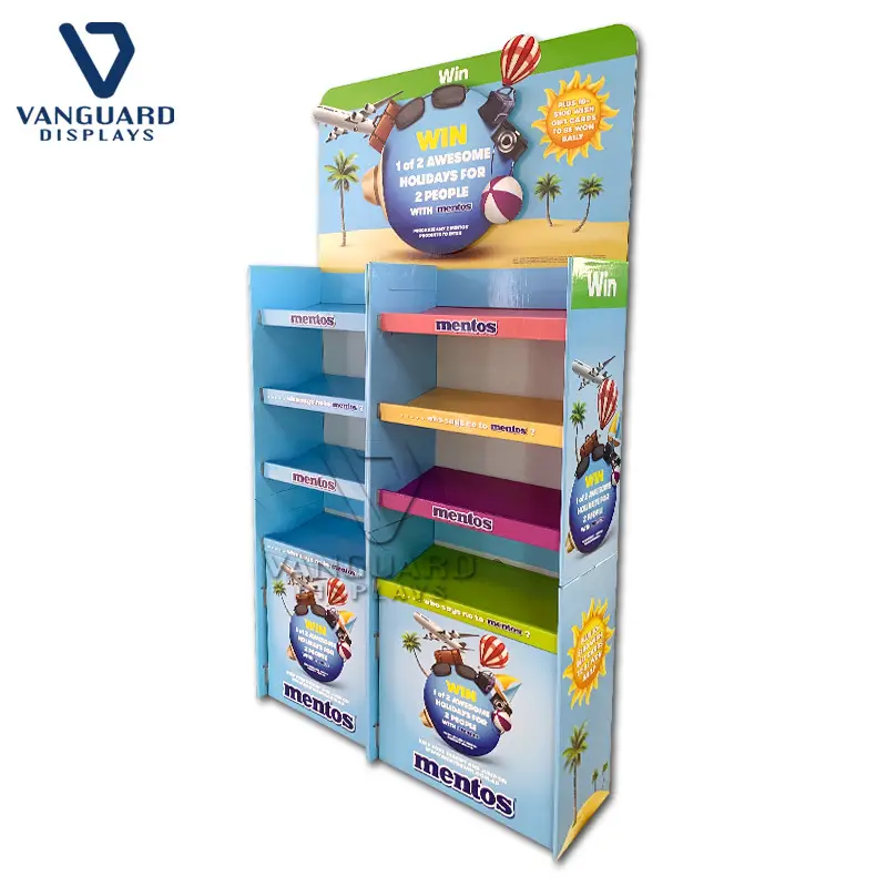 Factory direct supply magazines snacks food shelf shop retail high capacity confectionery display stand