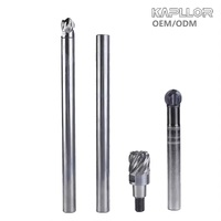 Couteau de nez remplaçable KAPLO sur mesure en usine, en aluminium, à quatre lames en acier au tungstène, connexion filetée, module CNC