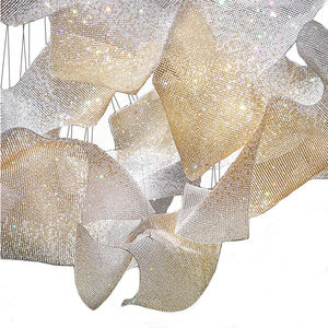 <span class=keywords><strong>Lampadario</strong></span> a <span class=keywords><strong>Nuvola</strong></span> Personalizzabile Flessibile Moderno di Lusso con Perle di Cristallo K9 per Hall e Lobby di Hotel - Product Image 1