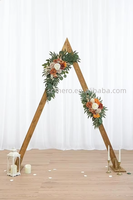 Lot de 2 guirlandes de fleurs artificielles pour panneaux de bienvenue de mariage, décorations florales, fleurs pour arche de mariage pour cérémonie de mariage
