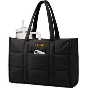 Quilted Casual Shoulder <b>Bag</b> <b>for</b> Travel <b>for</b> Work Large Computer Briefcase <b>for</b> Teacher Nurse Puffer <b>Tote</b> <b>Bag</b> <b>for</b> <b>Women</b> <b>Laptop</b> <b>Bag</b> - Product Image 1