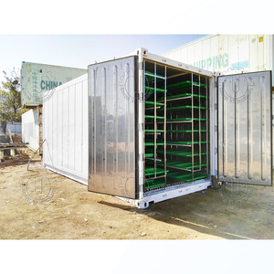 Système de culture hydroponique automatique pour l'orge et l'alfalfa, équipement agricole avec pompe et moteur, solution d'alimentation animale - Product Image 6