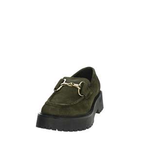Cinzia <b>Soft</b> Women's Moccasin Verdone Flat <b>Shoes</b> Olive Green Suede Platform Loafers - Product Image 5
