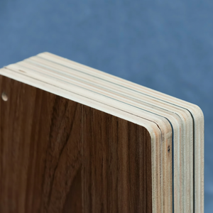 Usine 1220*2440 placage de mélamine moderne 18mm 9mm ignifuge décoration intérieure pierre finition de Grain de bois pour armoires - Product Image 1