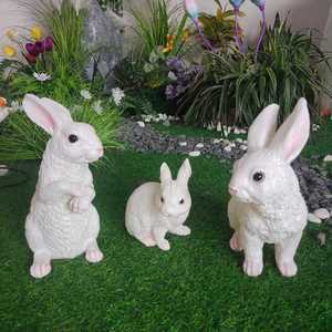 Customized Ip65 Outdoor 3d <b>Rabbit</b> Led <b>Light</b> Transparent Resin Fiberglass Body For Garden Lawn Park Christmas Halloween - Product Image 1