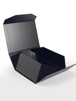 Boîte d'emballage en carton recyclable avec logo personnalisé, boîte rigide en papier magnétique, boîte cadeau pliante de luxe avec couvercle magnétique