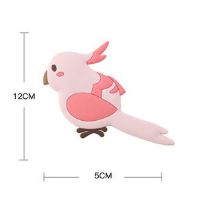 Etiqueta engomada del refrigerador de animales de dibujos animados succión magnética PVC sin clavos gancho curvo puerta Entrada trasera llave colgante pared del hogar - Product Image 6