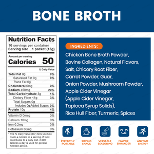 For Bone Broth Power Adult Variety Pack <strong>Protein</strong> <strong>Powder</strong> for Muscle Digestive Skin Health-Paleo Keto No Artificial Colors - Product Image 2