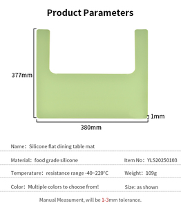 Tapete de Silicona Antideslizante para Bebés, Tapete para Silla Alta, Grado Alimenticio, Fácil de Limpiar, Libre de BPA, con Succión, para Comer - Product Image 2