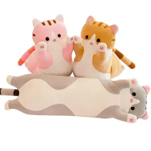 子供ぬいぐるみ枕睡眠コンパニオンボルスターおもちゃ大きな抱擁猫ぬいぐるみぬいぐるみ