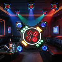 Projecteur de scène LED laser DMX512 RGBW - Lumière DJ disco télécommandée pour église et fête - Best-seller transfrontalier