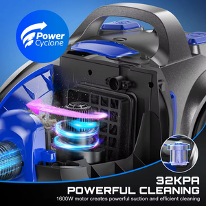 <span class=keywords><strong>Aspirateur</strong></span> haute pression 1600W, puissance supérieure à 200AW, avec filtre HEPA 3,5L pour usage industriel <span class=keywords><strong>et</strong></span> garage - Product Image 3