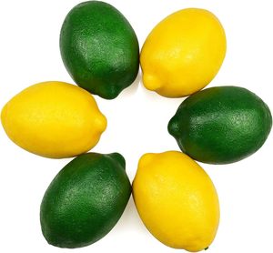 Citrons artificiels réalistes, décorations de <span class=keywords><strong>fruits</strong></span> factices pour la maison, les fêtes, Noël, Thanksgiving, décorations festives - Magnifiques et colorées - Product Image 3