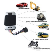 COBAN Vente Directe TK GPS303F Traceur GPS Voiture Antivol GSM/GPRS Batterie Lithium Alarme SOS Précision Filaire 5m Latine
